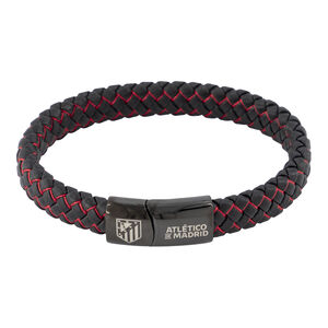 Pulsera Negra Y Roja Atleti